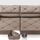 Sofá Com Carregador Usb E Molas No Assento Retrátil Reclináve