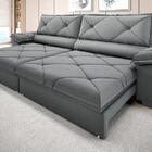 Sofá Com Carregador Usb E Molas No Assento Retrátil Reclináve