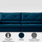 Sofá Com Carregador Usb E Molas No Assento Retrátil Reclináve