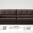 Sofá Com Carregador Usb Retrátil Reclinável Monaco 2,50m Velo