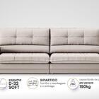 Sofá Com Carregador Usb Retrátil Reclinável Monaco 2,50m Velo