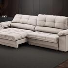 Sofá Com Carregador Usb Retrátil Reclinável Monaco 2,50m Velo