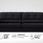 Sofá Com Carregador Usb Retrátil Reclinável Monaco 2,50m Velo