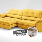 Sofá Com Carregador Usb Retrátil Reclinável Montreal 2,10m Ve