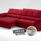 Sofá Com Carregador Usb Retrátil Reclinável Montreal 2,10m Ve