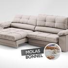 Sofá Com Carregador Usb Retrátil Reclinável Montreal 2,10m Ve