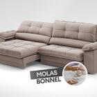 Sofá Com Carregador Usb Retrátil Reclinável Montreal 2,50m Ve