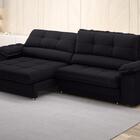 Sofá Com Carregador Usb Retrátil Reclinável Montreal 2,50m Ve