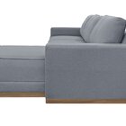 Sofá Com Chase 5 Lugares Tóquio Cinza