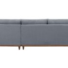 Sofá Com Chase 5 Lugares Tóquio Cinza