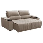 Sofa Com Porta Copo 4 Lugares 190cm Retratil E Reclinavel Lio