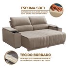 Sofa Com Porta Copo 4 Lugares 190cm Retratil E Reclinavel Lio