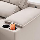 Sofá Com Porta Copos Carregador Usb Ret Rec Murano 2,30m Velo