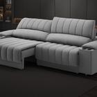 Sofá Com Porta Copos Carregador Usb Ret Rec Murano 2,30m Velo