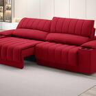 Sofá Com Porta Copos Carregador Usb Ret Rec Murano 2,30m Velo