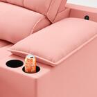 Sofá Com Porta Copos Carregador Usb Ret Rec Murano 2,30m Velo