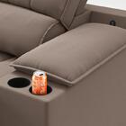 Sofá Com Porta Copos Carregador Usb Ret Rec Murano 2,50m Velo