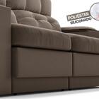 Sofá Com Porta Copos E Carregador Usb Eureka 1,70m Assento Re