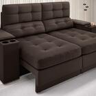 Sofá Com Porta Copos E Carregador Usb Eureka 1,70m Assento Re