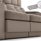 Sofá Com Porta Copos E Carregador Usb Eureka 1,70m Assento Re