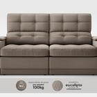 Sofá Com Porta Copos E Carregador Usb Eureka 1,70m Assento Re