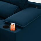 Sofá Com Porta Copos E Carregador Usb Retrátil E Reclinável M