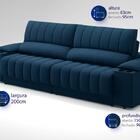 Sofá Com Porta Copos E Carregador Usb Retrátil E Reclinável M