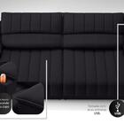 Sofá Com Porta Copos E Carregador Usb Retrátil E Reclinável M