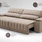 Sofá Com Porta Copos E Carregador Usb Retrátil E Reclinável M