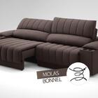 Sofá Com Porta Copos E Carregador Usb Retrátil E Reclinável M