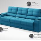 Sofá Com Porta Copos E Carregador Usb Retrátil E Reclinável R