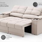 Sofá Com Porta Copos E Carregador Usb Retrátil E Reclinável R