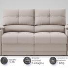 Sofá Com Porta Copos E Carregador Usb Retrátil E Reclinável R