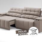 Sofá Com Porta Copos E Carregador Usb Retrátil E Reclinável S