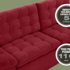 Sofá Confort 1,80m Assento Retrátil E Reclinável Velosuede Ve