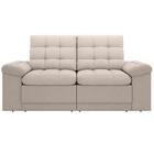 Sofá Confort  1,80m Assento Retrátil E Reclinável Velosuede A