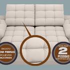 Sofá Confort  1,80m Assento Retrátil E Reclinável Velosuede A