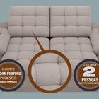 Sofá Confort  1,80m Assento Retrátil E Reclinável Velosuede B