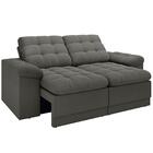 Sofá Confort  1,80m Assento Retrátil E Reclinável Velosuede C