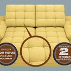 Sofá Confort  1,80m Assento Retrátil E Reclinável Velosuede C