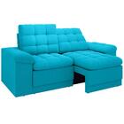 Sofá Confort  1,80m Assento Retrátil E Reclinável Velosuede T