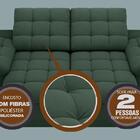 Sofá Confort  1,80m Assento Retrátil E Reclinável Velosuede V