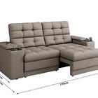 Sofá Confort Premium 1,70m Assento Retrátil/reclinável Porta