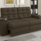 Sofá Confort Premium 2,05m Assento Retrátil/reclinável Porta