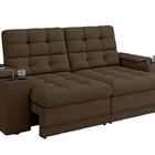 Sofá Confort Premium 2,05m Assento Retrátil/reclinável Porta