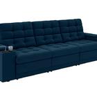 Sofá Confort Premium 2,30m Assento Retrátil/reclinável Porta