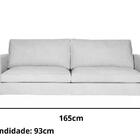 Sofá Confortável Com 2 Lugares Em Madeira Eucalipto Bege