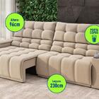 Sofá Connect Premium 2,30m Assento Retrátil/reclinável Com Po