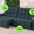 Sofá Connect Premium 2,30m Assento Retrátil/reclinável Com Po