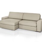 Sofá Cosmos - Retrátil / Reclinável 260 Cm Marfim